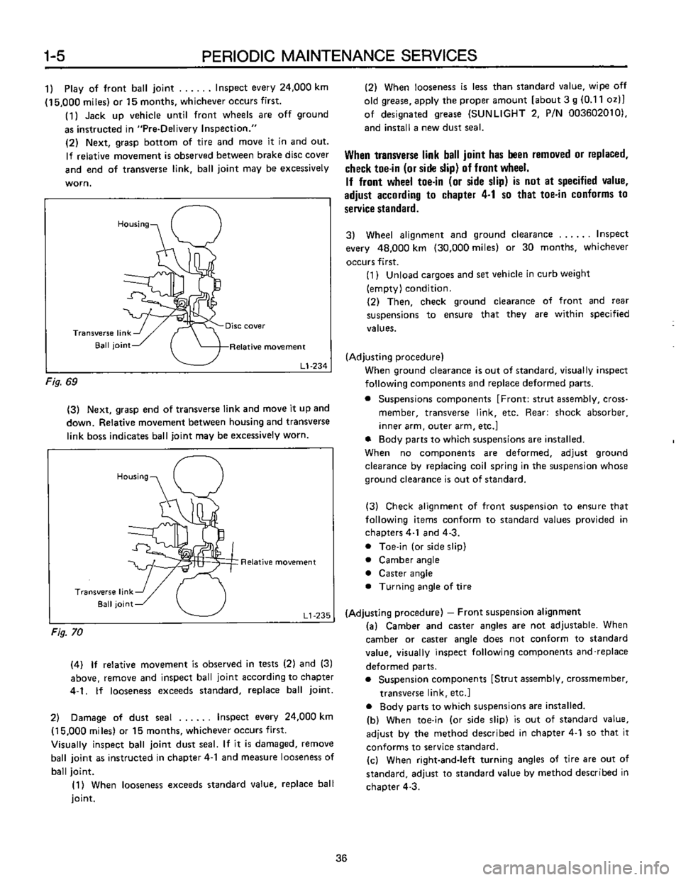 SUBARU LEONE 1989  Service Repair Manual 