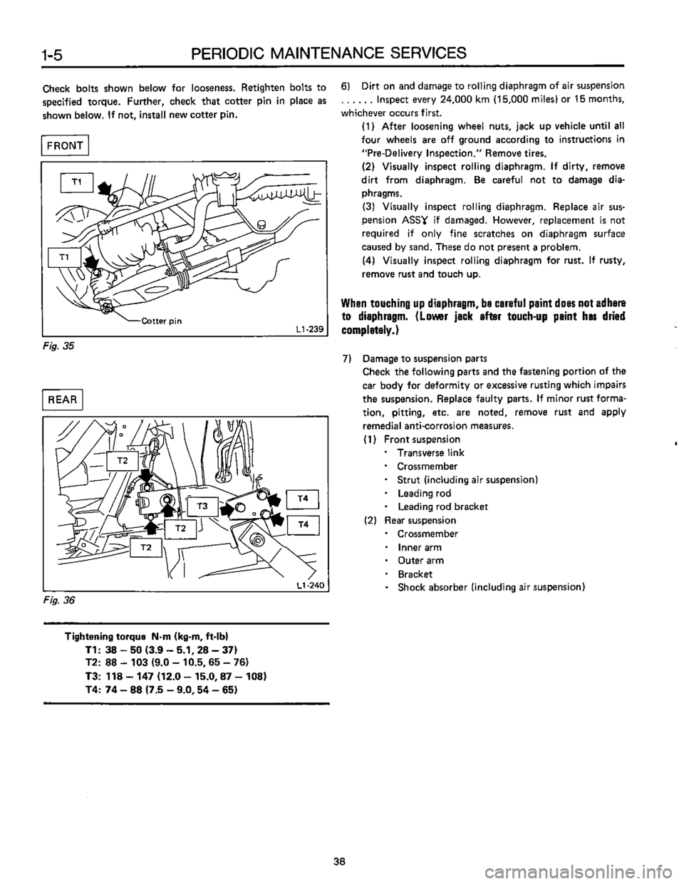 SUBARU LEONE 1989  Service Repair Manual 
