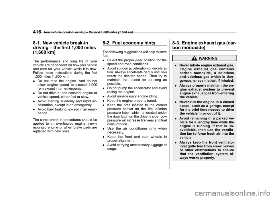 SUBARU ASCENT 2023  Owners Manual �������
