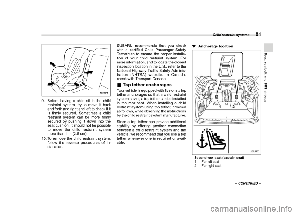 SUBARU ASCENT 2023  Owners Manual ������
