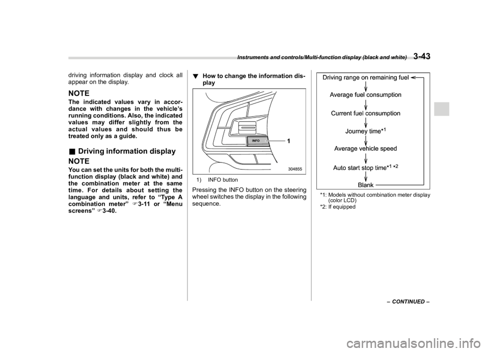 SUBARU CROSSTREK 2023  Owners Manual �������
