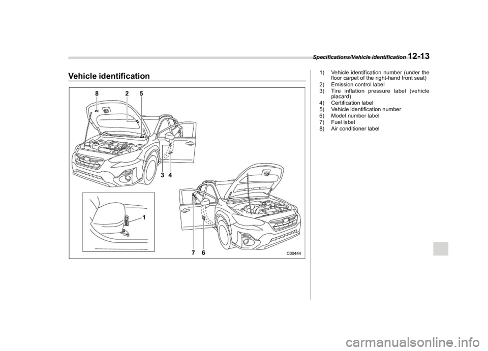 SUBARU CROSSTREK 2023  Owners Manual �������
