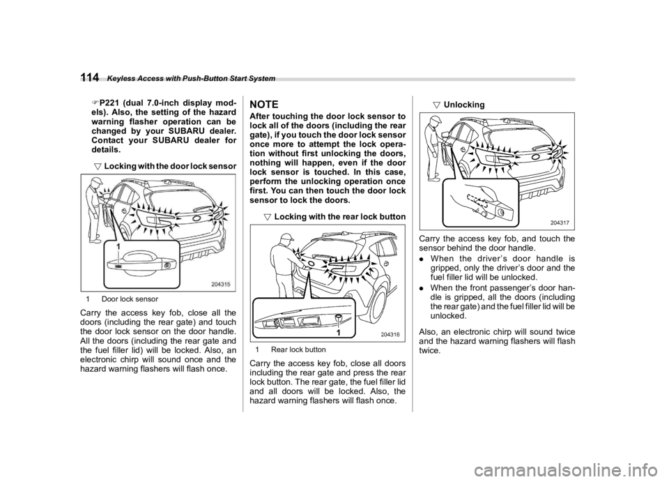 SUBARU CROSSTREK 2024  Owners Manual �������
