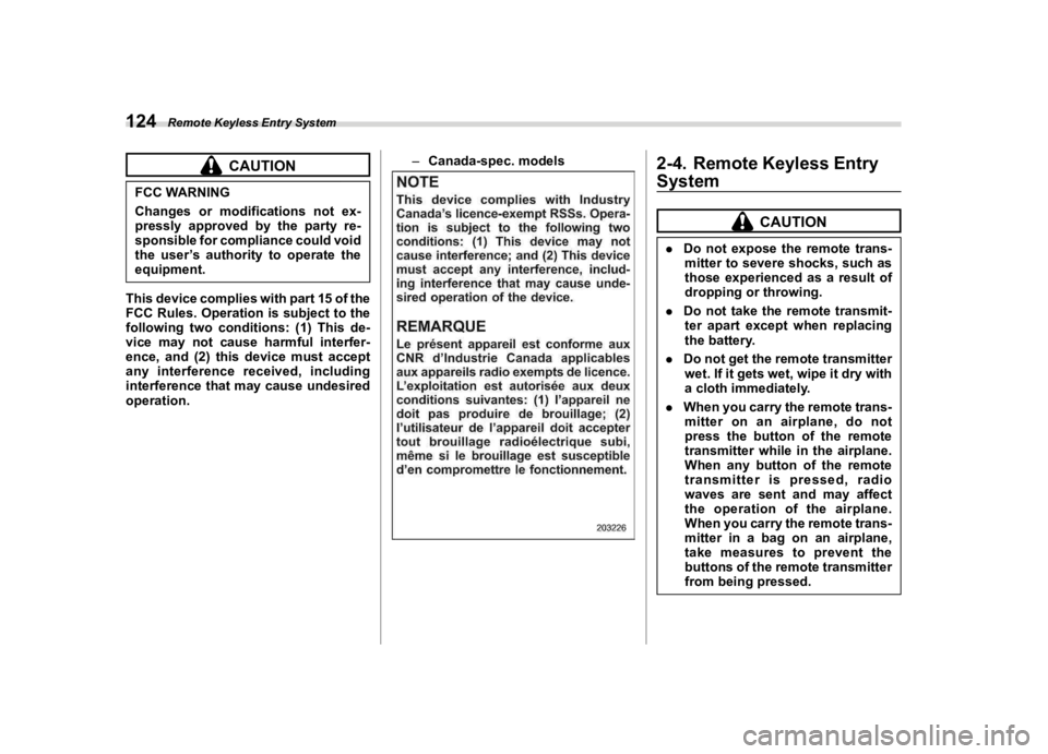 SUBARU CROSSTREK 2024  Owners Manual �������
