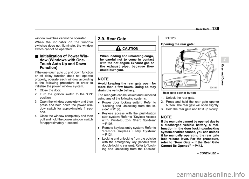SUBARU CROSSTREK 2024  Owners Manual �������
