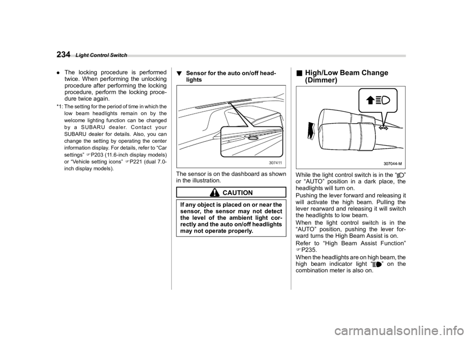 SUBARU CROSSTREK 2024  Owners Manual �������
