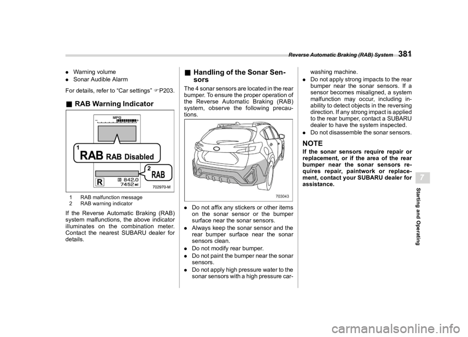 SUBARU CROSSTREK 2024  Owners Manual �������
