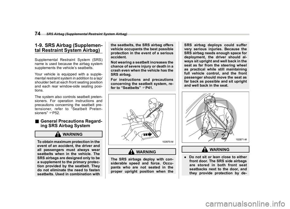 SUBARU CROSSTREK 2024  Owners Manual ������
