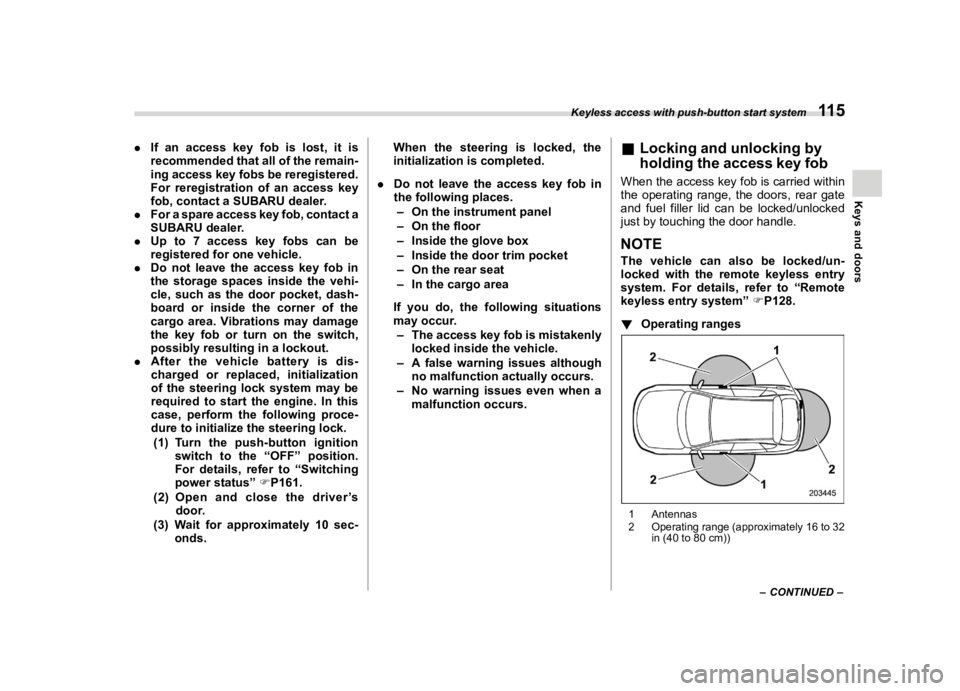 SUBARU FORESTER 2023  Owners Manual �������
