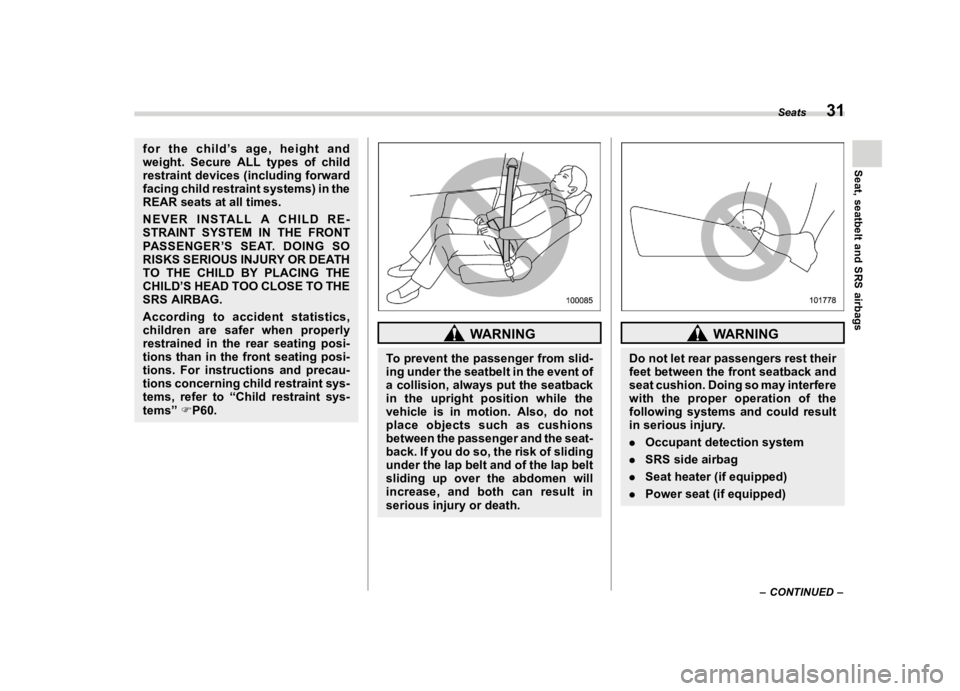 SUBARU FORESTER 2023  Owners Manual ������
