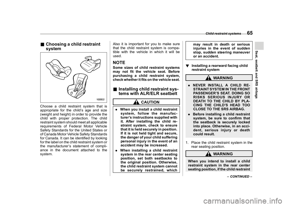 SUBARU FORESTER 2023  Owners Manual ������
