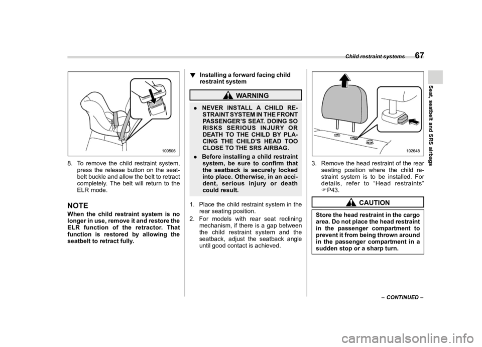 SUBARU FORESTER 2023  Owners Manual ������
