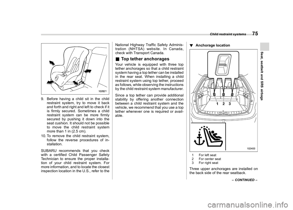 SUBARU FORESTER 2023  Owners Manual ������

