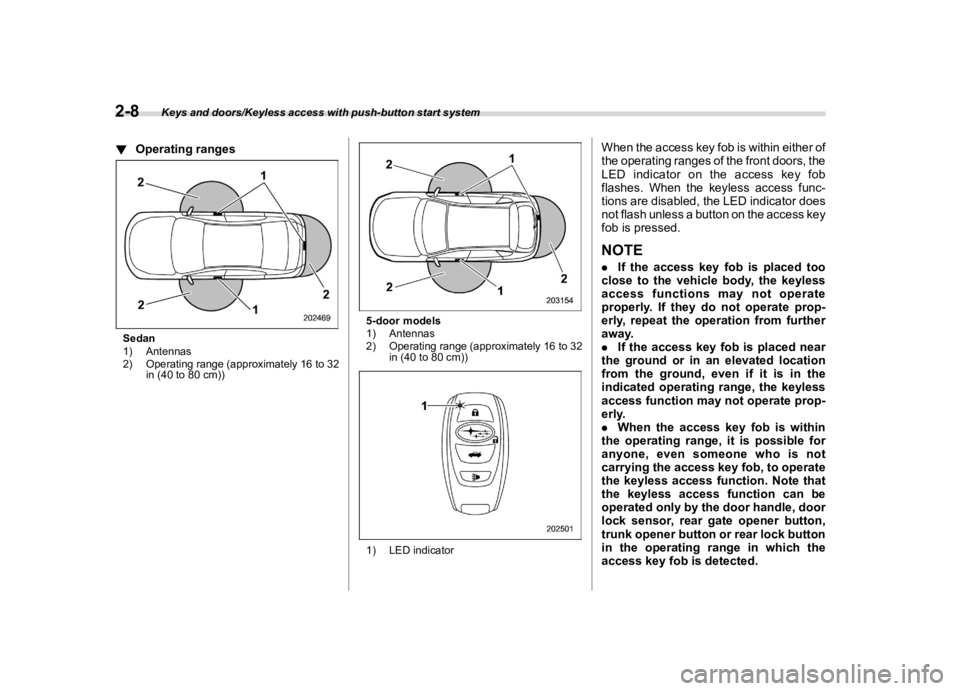 SUBARU IMPREZA 2023  Owners Manual �������
