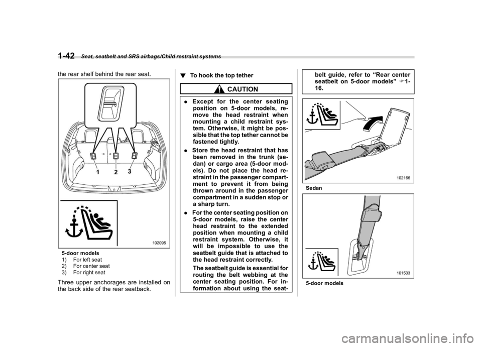 SUBARU IMPREZA 2023  Owners Manual ������
