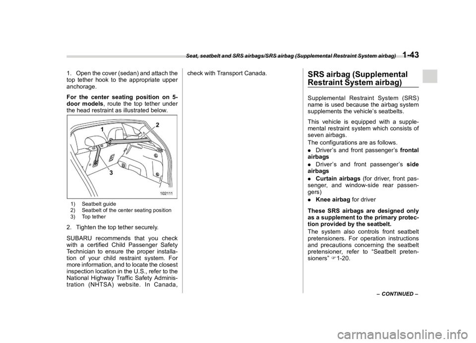 SUBARU IMPREZA 2023  Owners Manual ������

