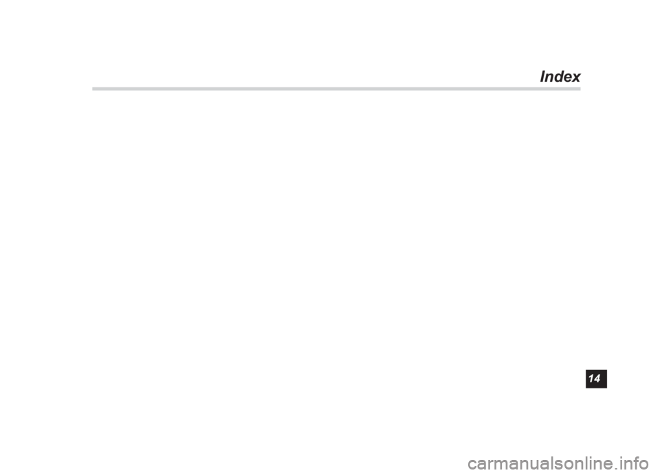 SUBARU IMPREZA WRX STI 2011  Owners Manual Black plate (27,1)
北米Model "A1110BE-C" EDITED: 2010/ 11/ 17
Index
14 