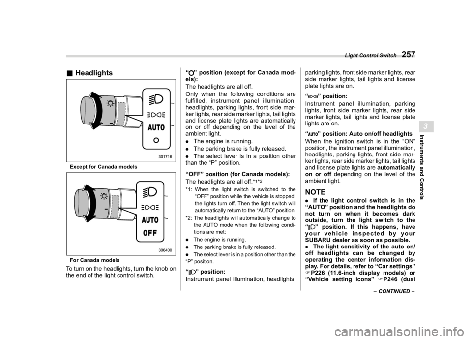 SUBARU LEGACY 2023  Owners Manual �������
