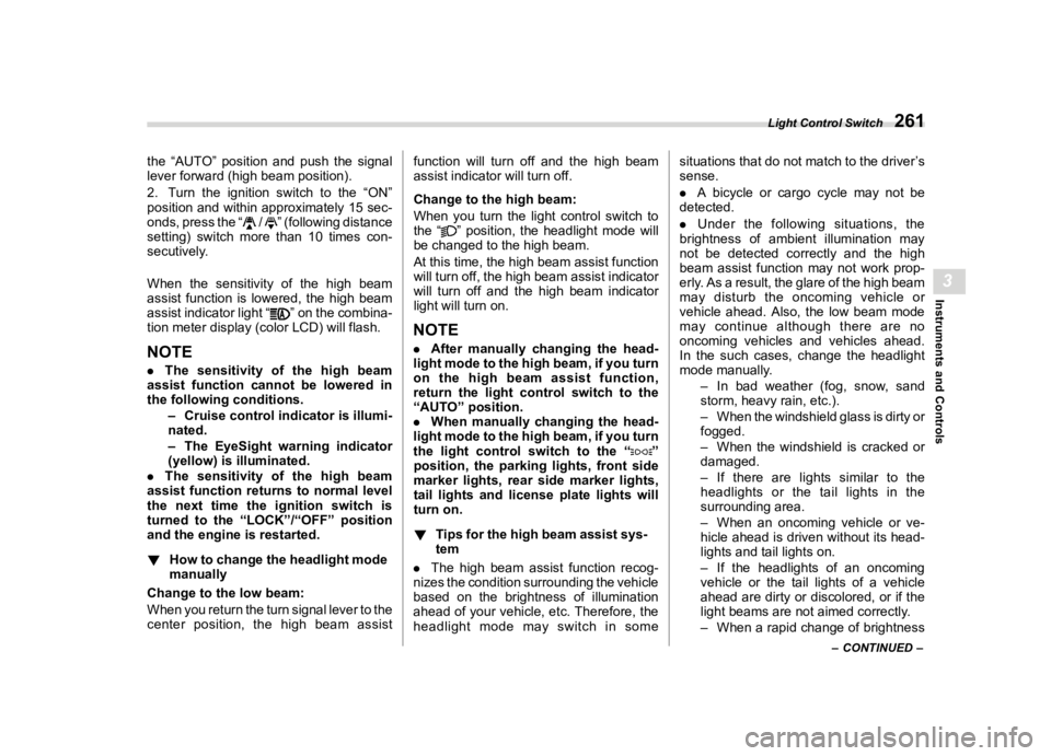 SUBARU LEGACY 2023  Owners Manual �������
