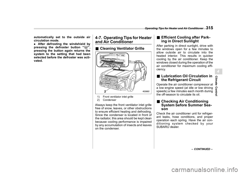 SUBARU LEGACY 2023  Owners Manual �������
