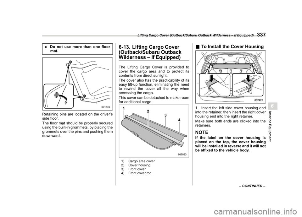 SUBARU LEGACY 2023  Owners Manual �������

