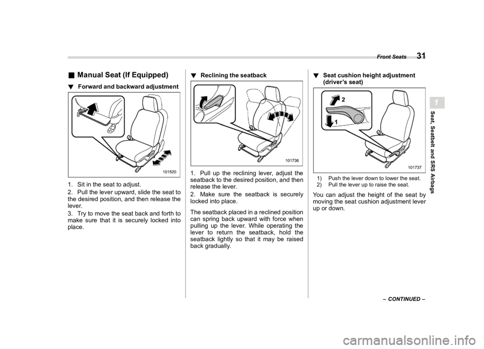SUBARU LEGACY 2023  Owners Manual ������
