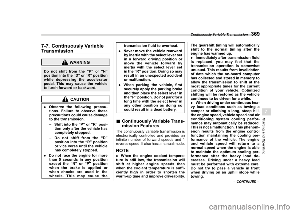 SUBARU LEGACY 2023  Owners Manual �������
