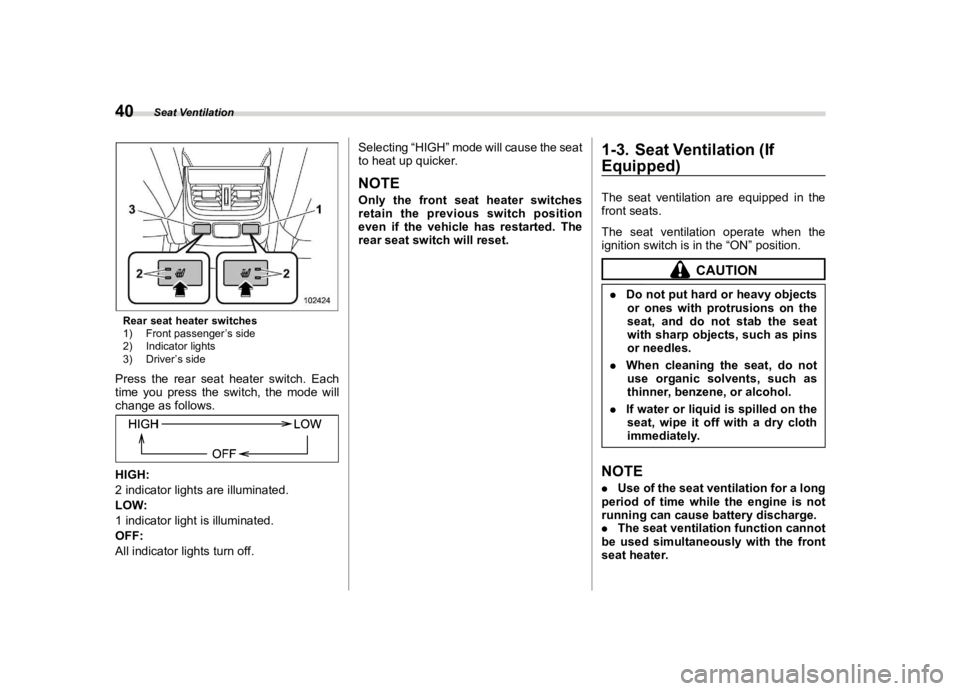 SUBARU LEGACY 2023  Owners Manual ������
