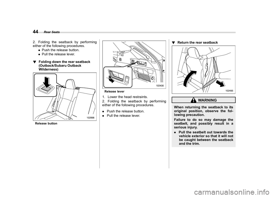 SUBARU LEGACY 2023  Owners Manual ������
