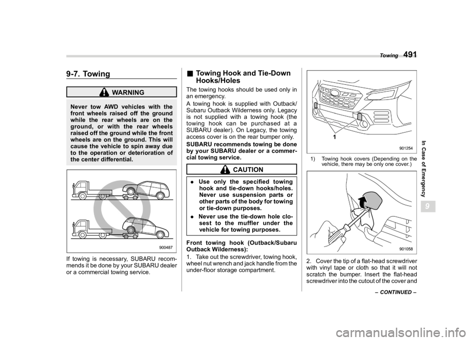 SUBARU LEGACY 2023  Owners Manual �������
