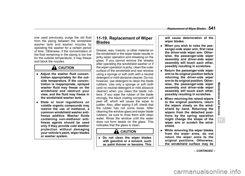 SUBARU LEGACY 2023  Owners Manual �������
