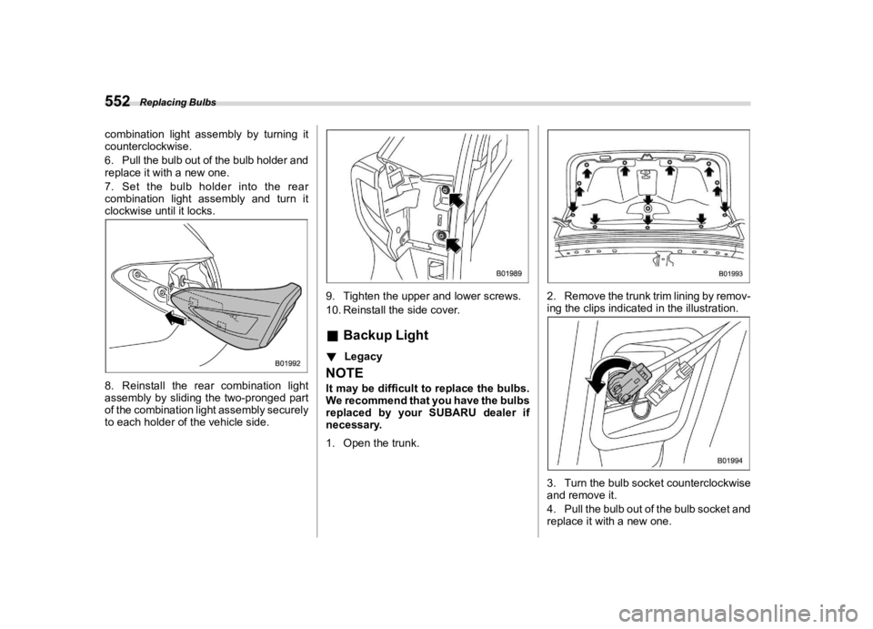SUBARU LEGACY 2023  Owners Manual �������
