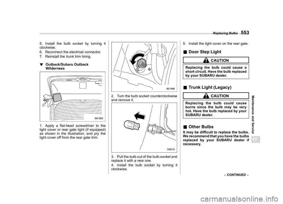 SUBARU LEGACY 2023  Owners Manual �������
