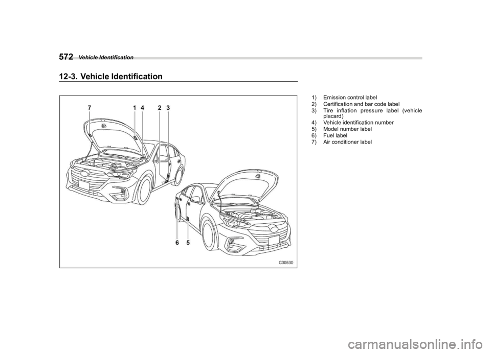 SUBARU LEGACY 2023  Owners Manual �������
