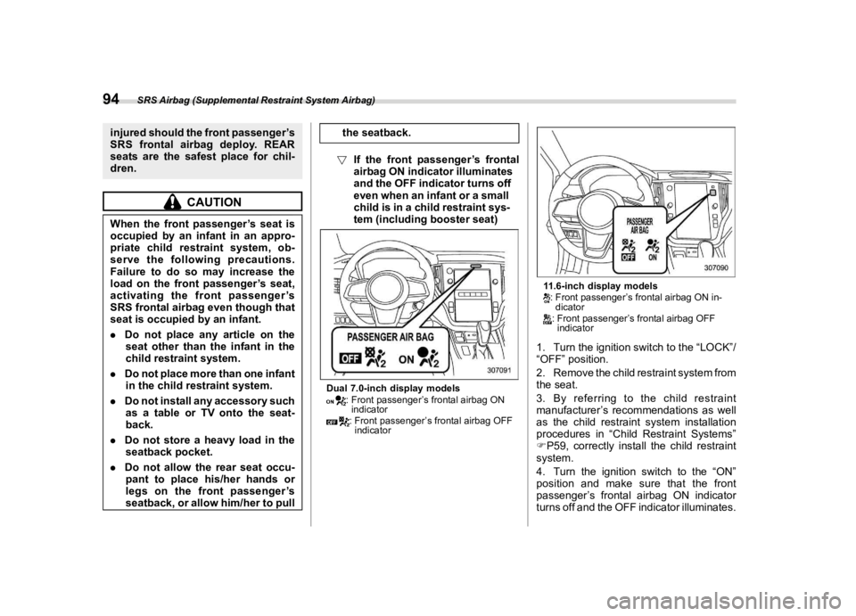 SUBARU LEGACY 2023  Owners Manual ������
