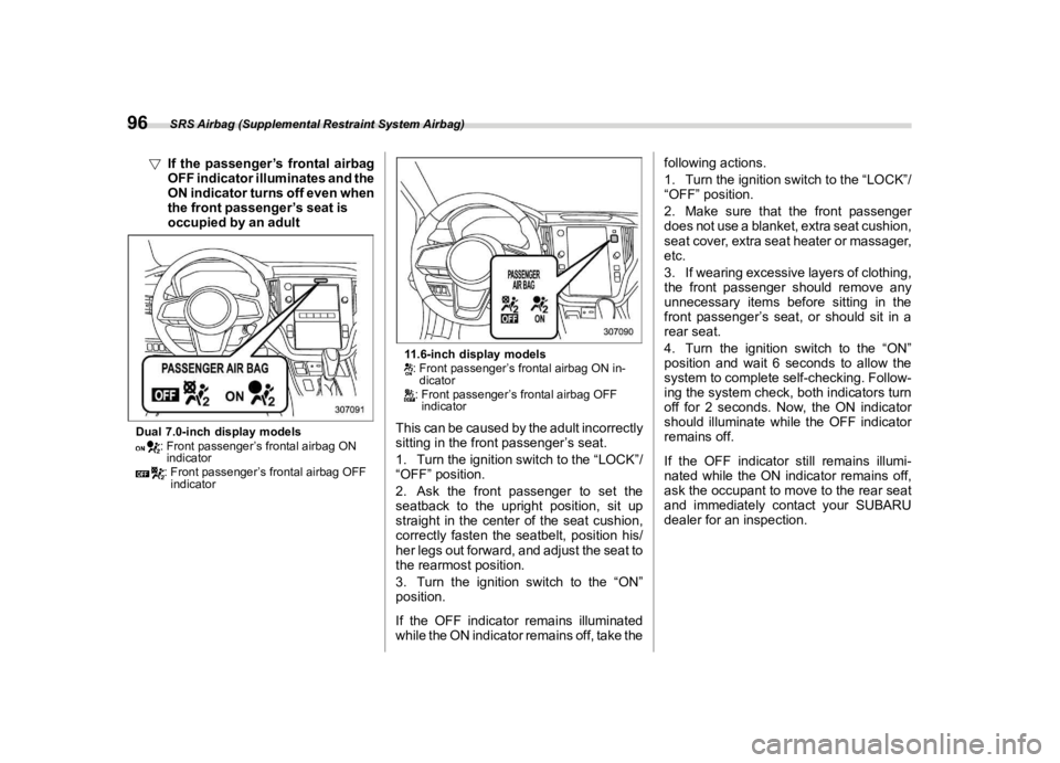 SUBARU OUTBACK 2023  Owners Manual ������
