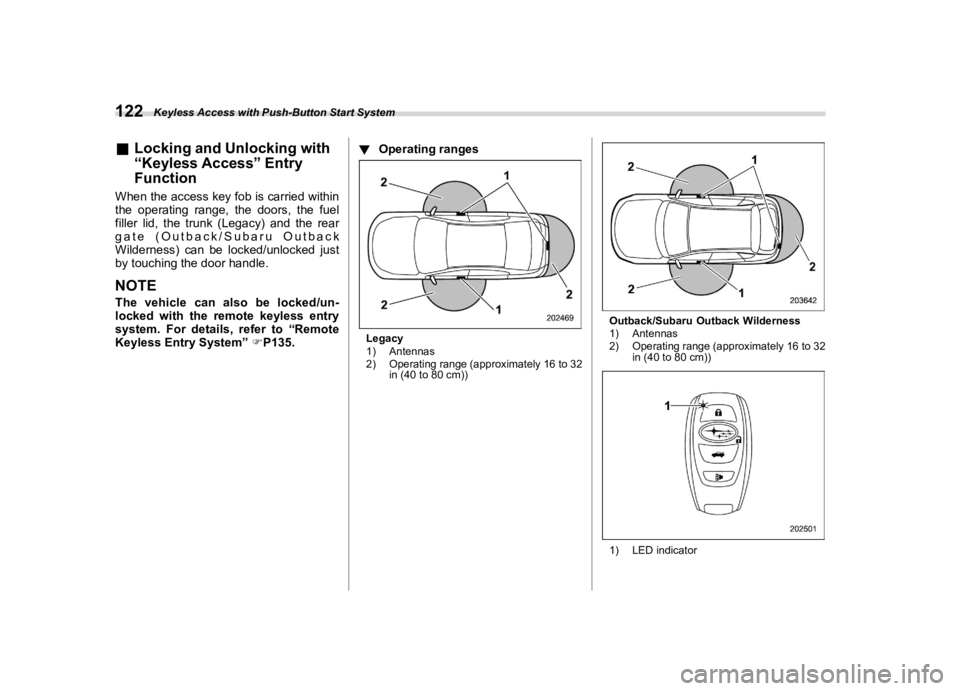 SUBARU OUTBACK 2023  Owners Manual �������
