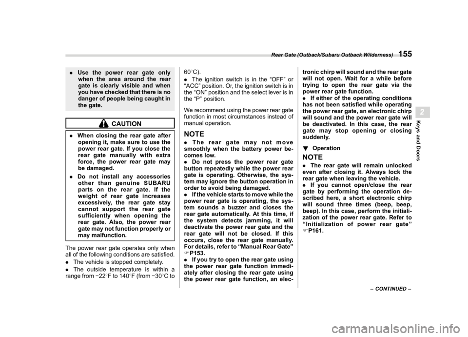SUBARU OUTBACK 2023  Owners Manual �������
