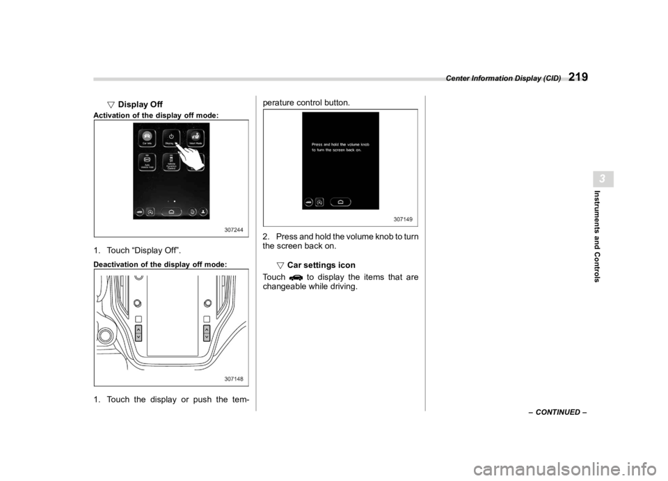 SUBARU OUTBACK 2023  Owners Manual �������
