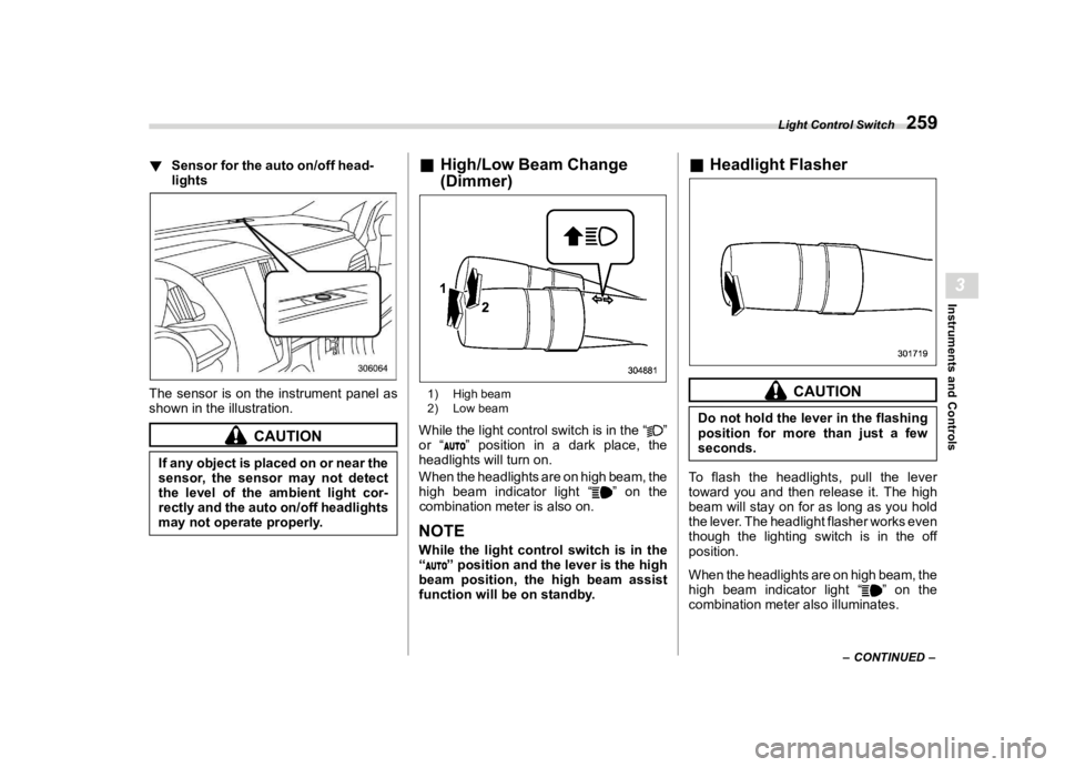 SUBARU OUTBACK 2023  Owners Manual �������
