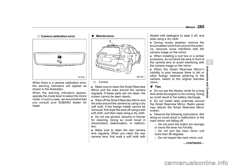 SUBARU OUTBACK 2023  Owners Manual �������
