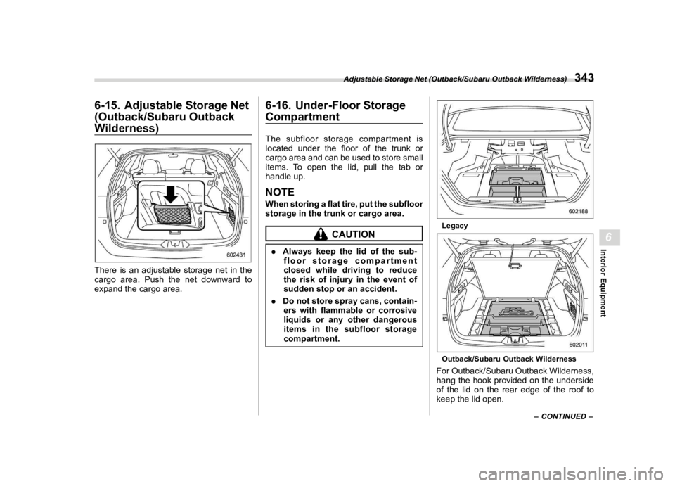 SUBARU OUTBACK 2023  Owners Manual �������
