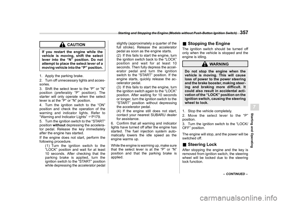 SUBARU OUTBACK 2023  Owners Manual �������
