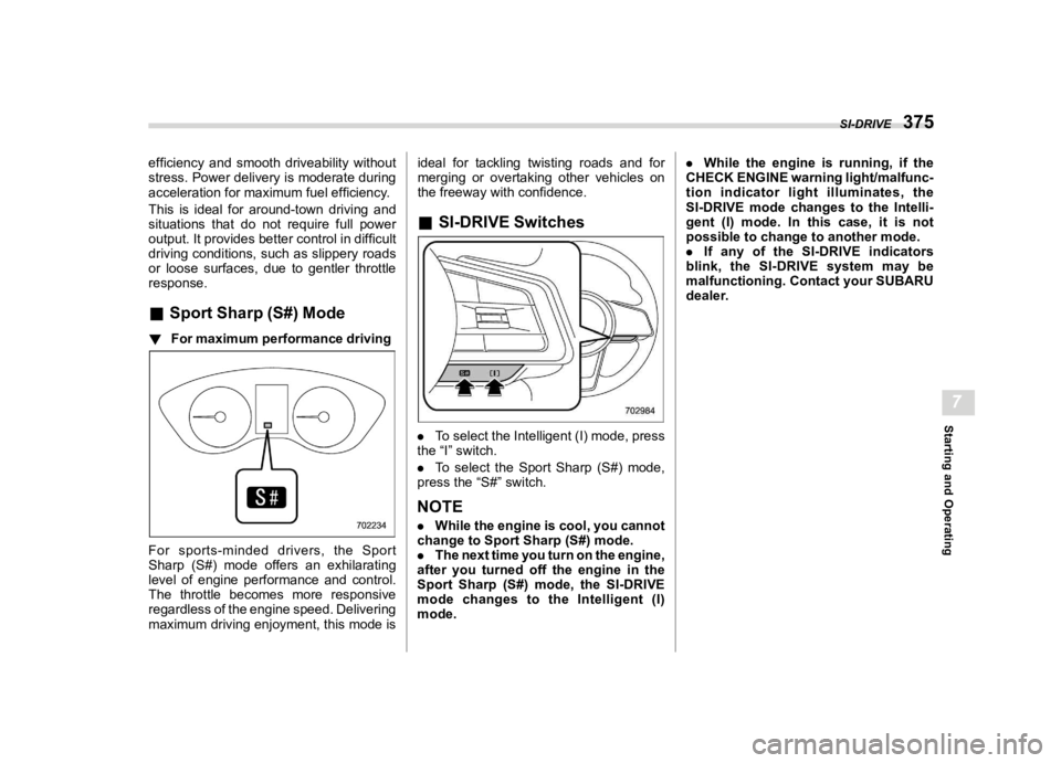 SUBARU OUTBACK 2023  Owners Manual �������
