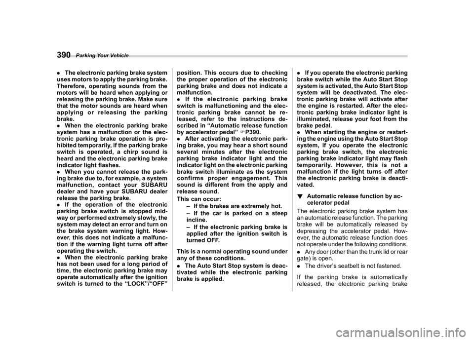 SUBARU OUTBACK 2023  Owners Manual �������
