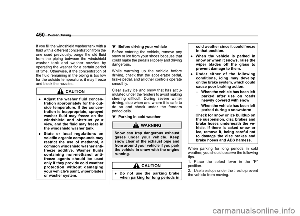 SUBARU OUTBACK 2023  Owners Manual �������
