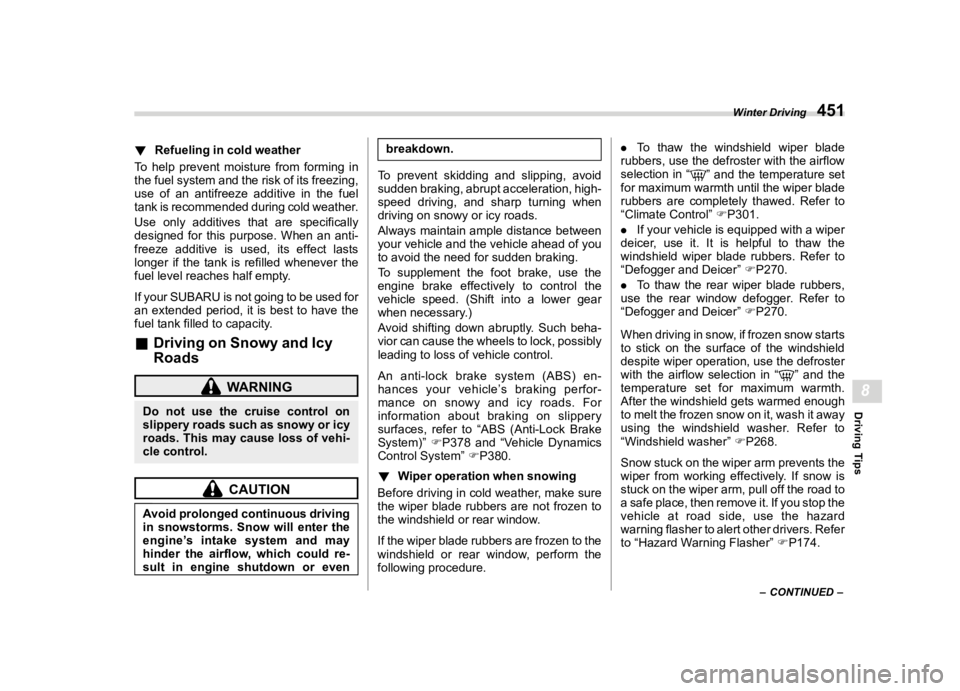 SUBARU OUTBACK 2023  Owners Manual �������
