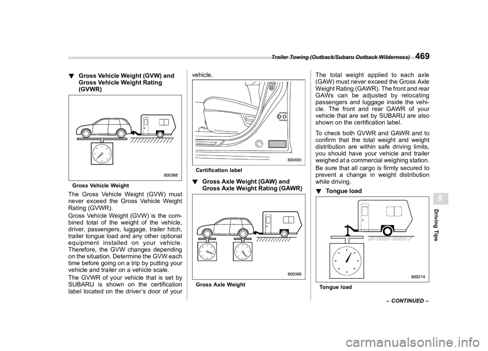 SUBARU OUTBACK 2023  Owners Manual �������

