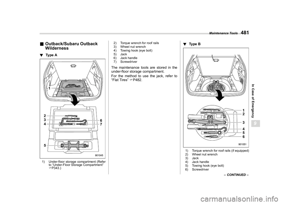 SUBARU OUTBACK 2023  Owners Manual �������
