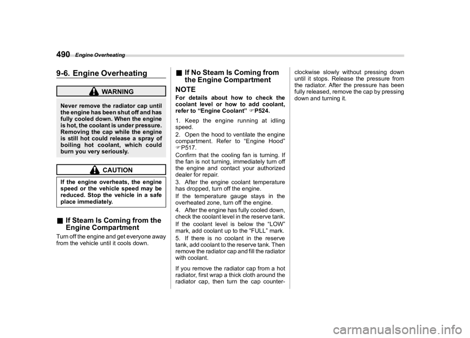 SUBARU OUTBACK 2023  Owners Manual �������
